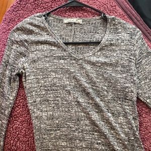 Long sleeve shirt with lace sleeves